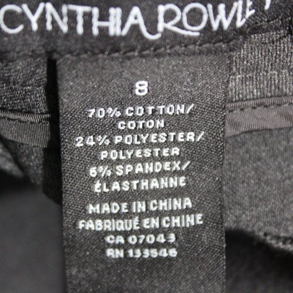 ⬇️$40 Cynthia Rowley Charcoal Gray Dress Pants - Picture 7 of 11